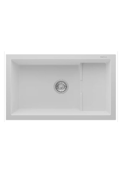 Realstone P017 Patara Beyaz Granit Mutfak Evyesi 77×46 fiyatları