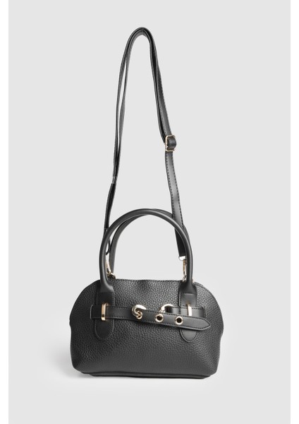 Kadın Seul Kemer Detaylı El ve Çapraz Çanta Siyah fırsatları