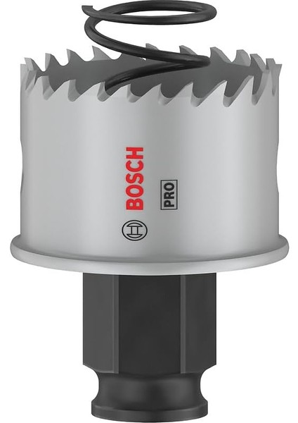 1 x Pro Sheet Metal Power Change Plus Delik Testeresi (Paslanmaz Çelik Saclar, Çelik Saclar, Ø 38 Mm, Profesyonel Aksesuar Matkap/tornavida Için)