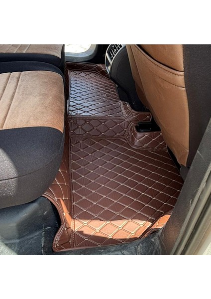 Volkswagen Caddy 2021-2025 Arası Aracına Özel 8d Tek Katmanlı Havuzlu Paspas Takımı (Koyu Kahverengi) indirimleri