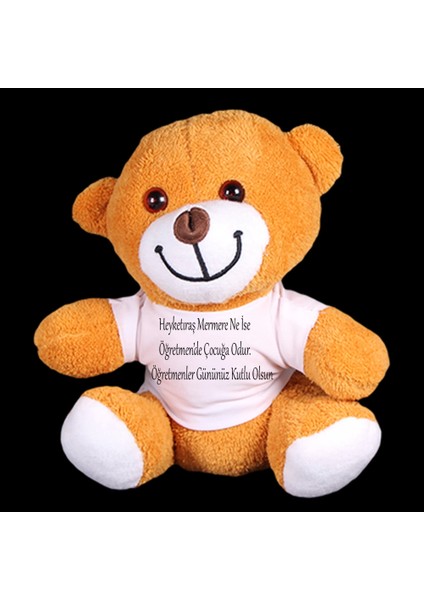 Öğretmenler Günü Hediyesi Peluş Ayıcık - HNK7980-8744