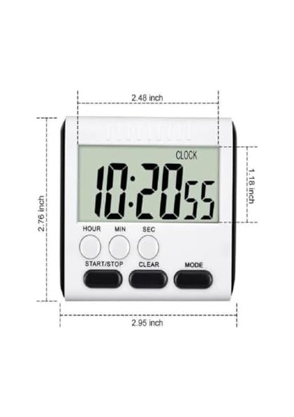 Zamanlayıcı Geri Sayım Saati Mutfak Saati Timer Geri Sayım Kronometre Mini Saat modelleri