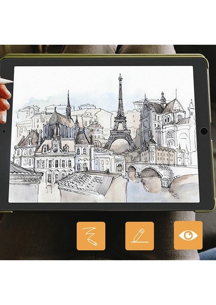 Ally Ipad 9.7 Inch Paper Like Film Darbe Emici Pet Ekran Koruyucu iPad 5/6/7/8-(57 - HNK3798-8137 fiyatları