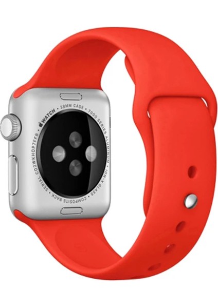 Ally Apple Watch 7-8 41MM 6-5-4- 40MM Silikon Kordon Kayış 3-2-1 38MM-(5775) - HNK9425-6774