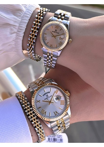 Çift Sevgili Saati Çelik Bileklik Çelik Kordon 3 Atm Suya Dayanıklı Kol Saati VS.BLKT.0479 fiyatları