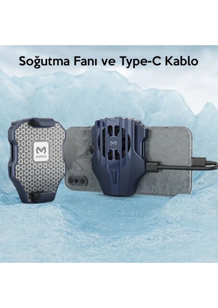 Memo DL02 Telefonu Soğutma Fanı Radyatör (Type-C Kablo İLE)-(5775) - HNK7402-6051 fiyatları