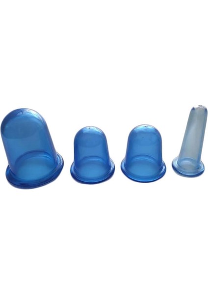 4 Boy Yüz ve Vücut Masaj Kupası Facıal Cuppıng - HNK4024-4556