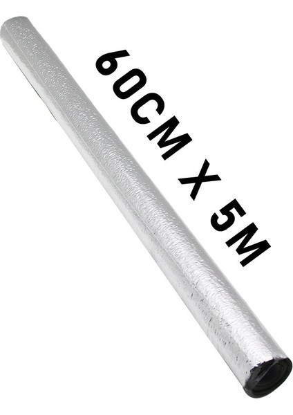 Alüminyum Gümüş - Folyo Tezgah Üstü Yapışkanlı Folyo Duvar Kağıt 5mt x - HNK5600-9621