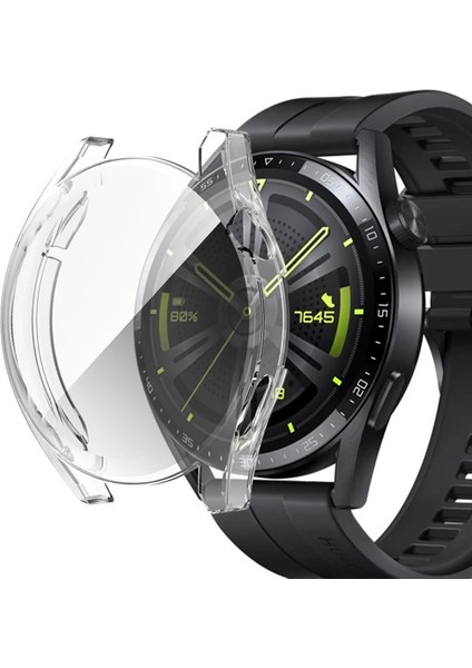 Ally Huawei Watch Gt3 46MM 360 Koruma Ultra Slim Silikon KILIF-(5775) - HNK6170-6700