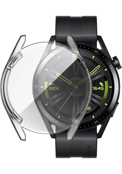 Ally Huawei Watch Gt3 46MM 360 Koruma Ultra Slim Silikon KILIF-(5775) - HNK6170-6700 fırsatları