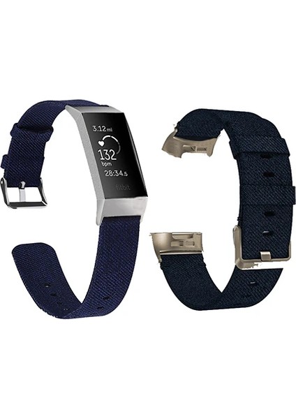 Fitbit Charge 3 Canvas Nylon Kayış Kordon (S BEDEN)-(5775) - HNK7937-1698 fiyatları