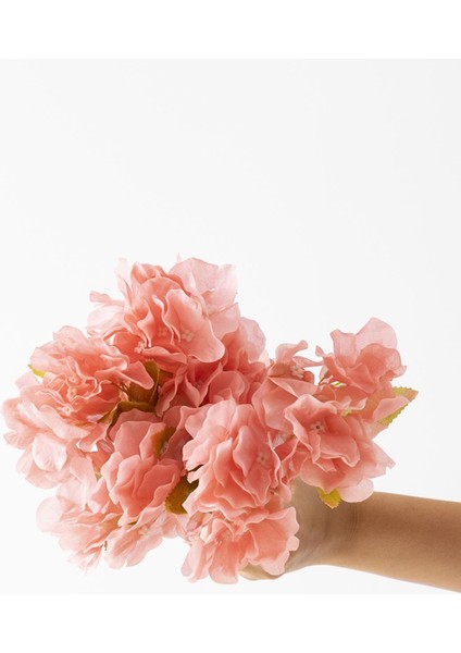 Yapay Ortanca Çiçeği 35 cm 7 Dal Pembe fiyatları