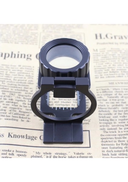 Tekstilciler Için Kumaş Kontrolü Büyüteçkatlanan Metal 15X Büyütme - HNK8560-2418 modelleri
