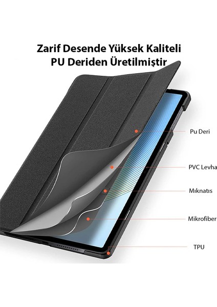 Dux Ducis Lenova Tab M10 10.6 Domo Series Premium Deri KILIF-(5775) - HNK7431-1375 fırsatları