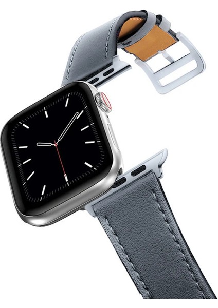 Ally Apple Watch 7-8 41MM 6-5-4 40MM Single Coil Deri Kayış Kordon 3-2-1 38MM-(577 - HNK4606-5819