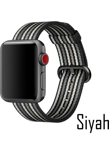 Ally Apple Watch Ultra 49MM 7-8 45MM 6-5-4 44MM Kayış Kordon Dokuma Çizgili Spor - HNK1042-8035 modelleri