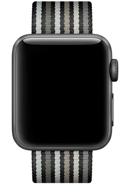 Ally Apple Watch Ultra 49MM 7-8 45MM 6-5-4 44MM Kayış Kordon Dokuma Çizgili Spor - HNK1042-8035 fırsatları