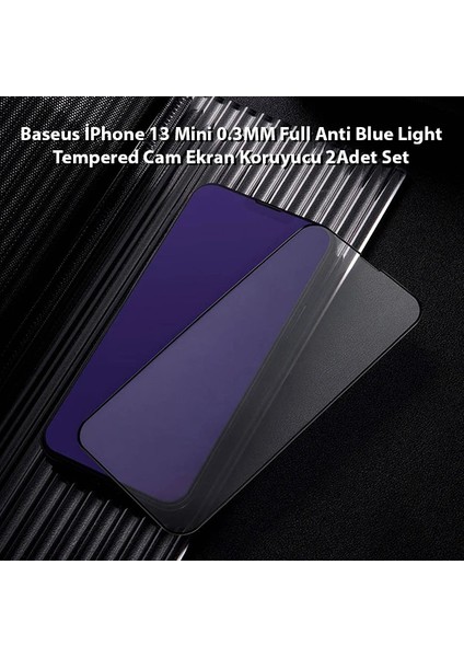 Baseus iPhone 13 Mini 0.3mm Full Çerçeve Cam Ekran Koruyucu 2 ADET-(5775) - HNK1548-1583 fiyatları