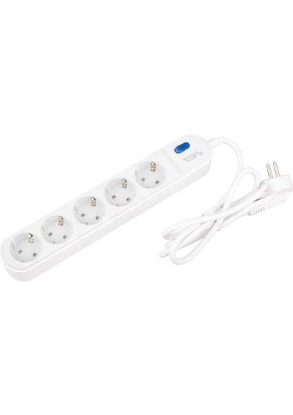 VE-VEGA105 A Class 5li Anahtarlı 1.5 Metre Akım Korumalı Grup Priz (Made In Malays - HNK9670-2873