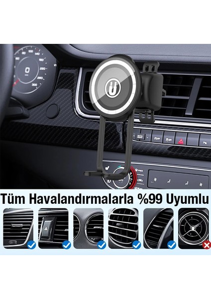 Ally LE-11B Magsafe Araç Içi Havalandırma Telefon TUTUCU-(5775) - HNK7120-7312 fırsatları