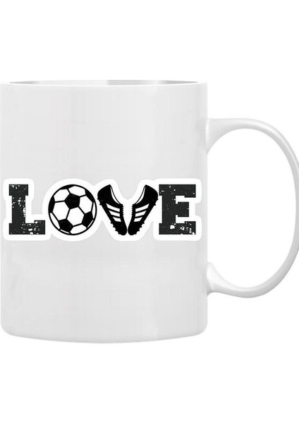 Futbol Severlere Özel Kişiye Özel Tasarlanabilir Kahve Çay Kupası