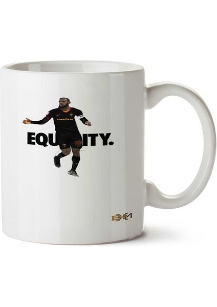 Lebron Equalıty Futbol Iki Tarafı Baskılı Kupa Bardak