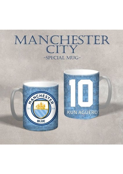 Manchester City (Takım) - Futbol Özel Tasarım Kupa Bardak