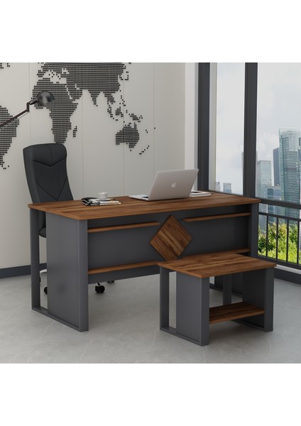 Boss Sehpali Ofis Masası, Büro Takımı, Çalıma Masası, Sehpa