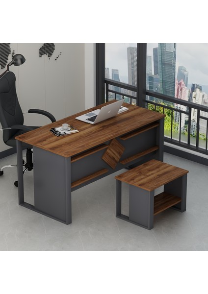 Boss Sehpali Ofis Masası, Büro Takımı, Çalıma Masası, Sehpa