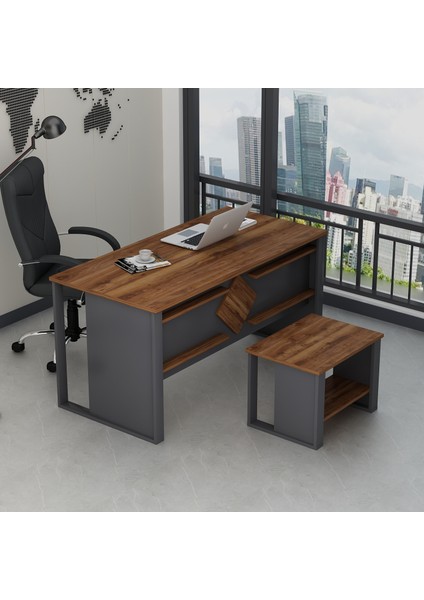 Boss Sehpali Ofis Masası, Büro Takımı, Çalıma Masası, Sehpa