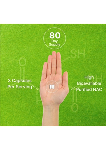 N.a.c (N-Acetyl Cysteine) 1000 mg Reduced Glutathione 240*CAPSUL.USA MENŞEI.3942 fırsatları