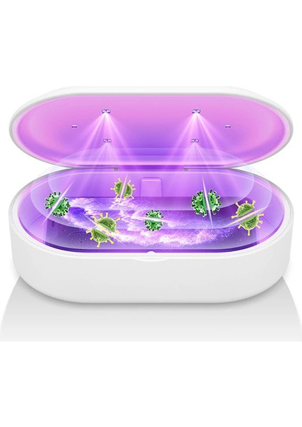 Ally 15W Hızlı Kablosuz Wireless Şarj+Ultraviyole Sterilizer- Uv BOX-(5775) - HNK2849-8250