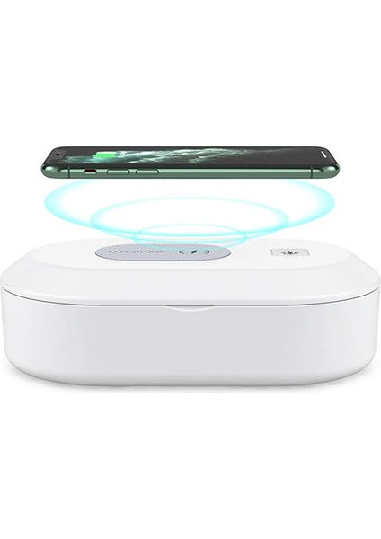Ally 15W Hızlı Kablosuz Wireless Şarj+Ultraviyole Sterilizer- Uv BOX-(5775) - HNK2849-8250