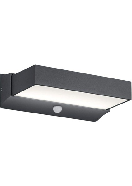 Cuando Antrasit LED Dış Mekan Duvar Apliği, 11W, IP54, Hareket Sensörlü, Yukarı-Aşağı Işık