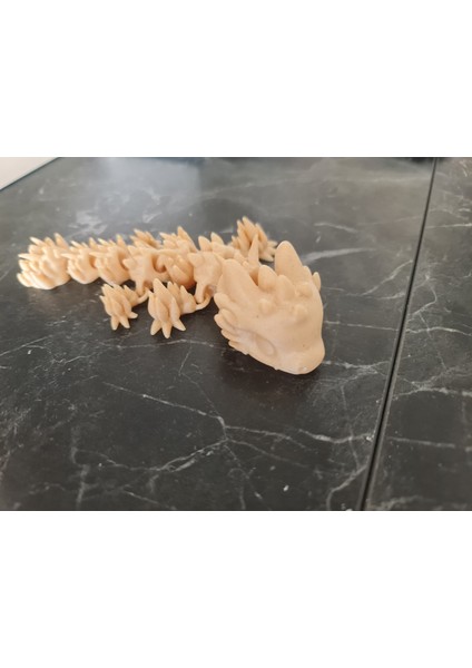 Doğal Ahşap Malzeme Yavru Kertenkele Sürüngen Oyuncak Hareketli 10CM fiyatları