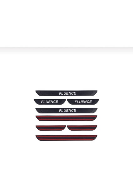 Renaut Fluence 2011 ve Üzeri Modeller Old Karbon Kapı Eşiği 4 Parça Krom Yazılı fırsatları