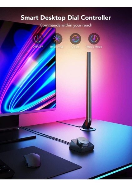 Rgbıc Gaming Light Bar 42 Cm, Wifi, Müzik Senkron, Alexa Uyumlu, 60+ Sahne, Pc & Tv fırsatları