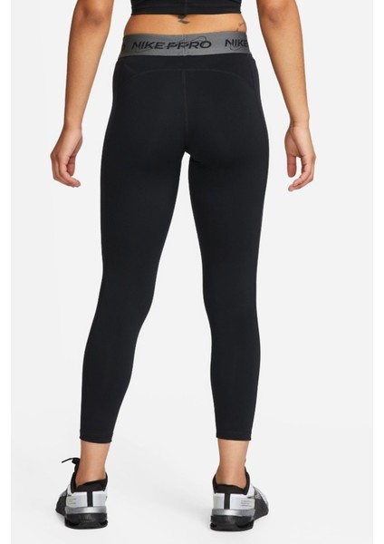 Pro Dri Fit Grafik Mid Rise 7/8 Lenght Tight Kadın Antrenman Taytı Siyah fiyatları