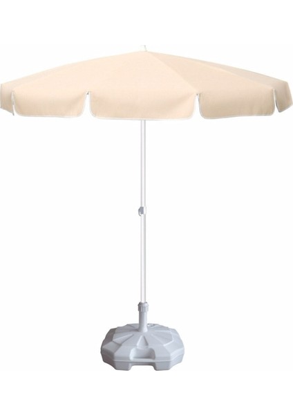 Bej Renkli Deniz ve Balkon Güneş Şemsiyesi ile Bidon Seti fiyatları
