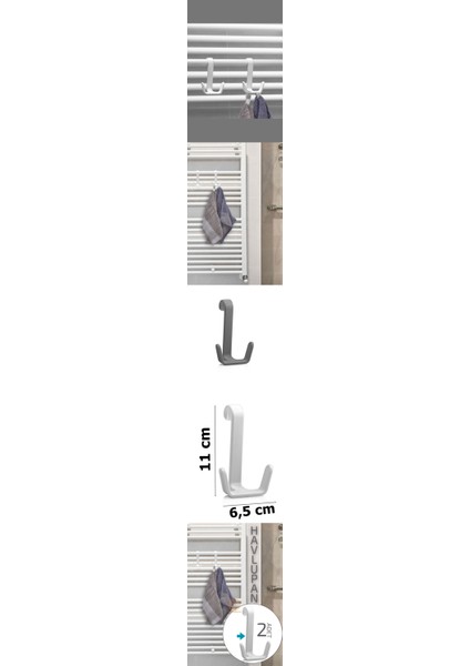 Turk Havlupan Askısı 2 Adet - HNK4612-8693 fiyatları