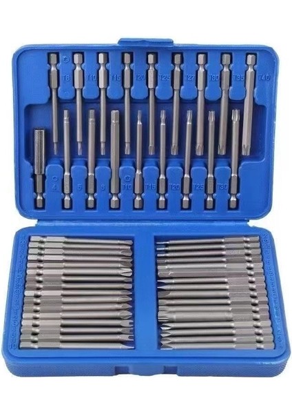 50 Parça Tornavida Ucu Seti Düz - Yıldız - Torx - Allen - Ribe - U Tipi