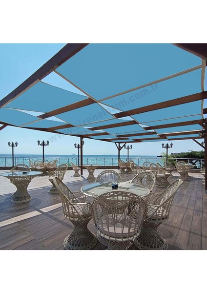 Mavi Su Geçirmez Dekoratif Gölgelik 70CM x 18.5m, Şık ve Dayanıklı Dış Mekan Koruma. fiyatları