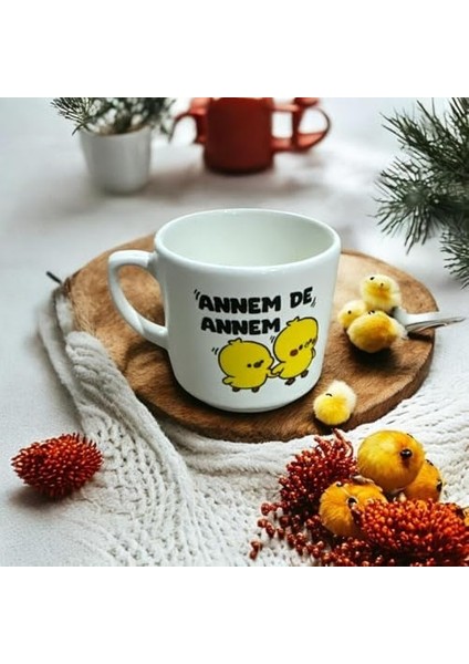 Yapımı Seramik Mug Kupa, 200 Ml, Özel Kabartmalı, Iznik Sanatının Muhteşem Örneği, Işçiliğiyle Evinize Sanat Katın (Annemde Annem) modelleri