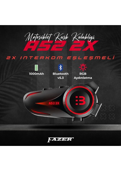 Fazer A52-2X Intercom ( 2 Kişi Ile Eşleşme ) fiyatları