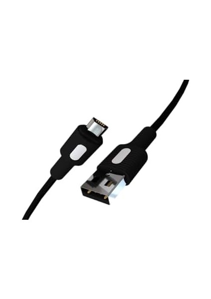 Coral Micro USB Hızlı Şarj Kablosu (Siyah + Beyaz/siyah Uç) (120 Cm) fiyatları