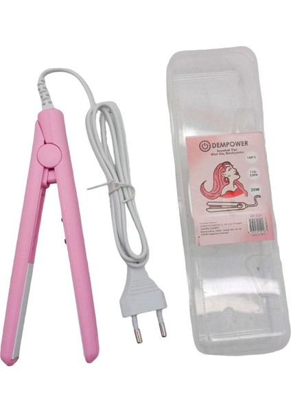 Mini Seyahat Saç Düzleştirici, Taşınabilir ve Kullanışlı Küçük Düzleştirici