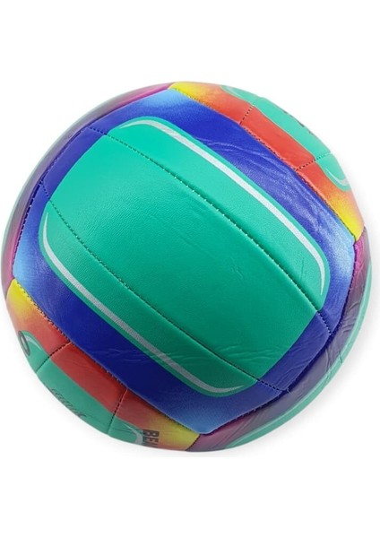 Voleybol Topu Desenli 280 gr - VB-810-TURUNCU (Lisinya)