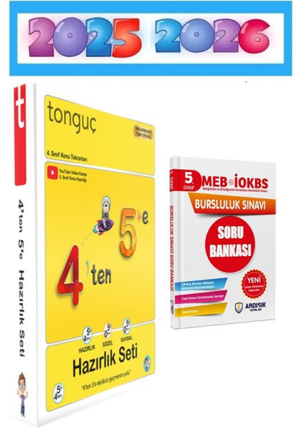 4 Ten 5 E Hazırlık Seti + 5. Sınıf Bursluluk Soru Bankası