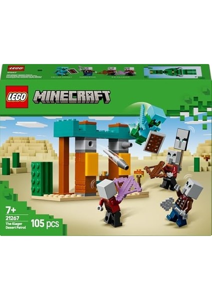 Minecraft Serseri Köylü Çöl Devriyesi 21267 – 7 Yaş ve Üzeri Kız ve Erkek Çocuklar Için Pillager, Vindicatör ve Kaktüs Şövalyesi Içeren Oyuncak Yapım Seti, Rol Yapma Oyunu Doğum Günü Hediyesi modelleri