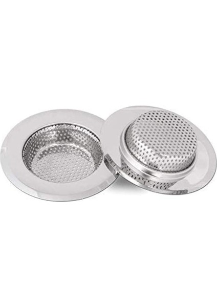 7 cm Gider Süzgeci, Mutfak Lavabosu Süzgeci, Paslanmaz Çelik Lavabo, Tıkanmayı Önler